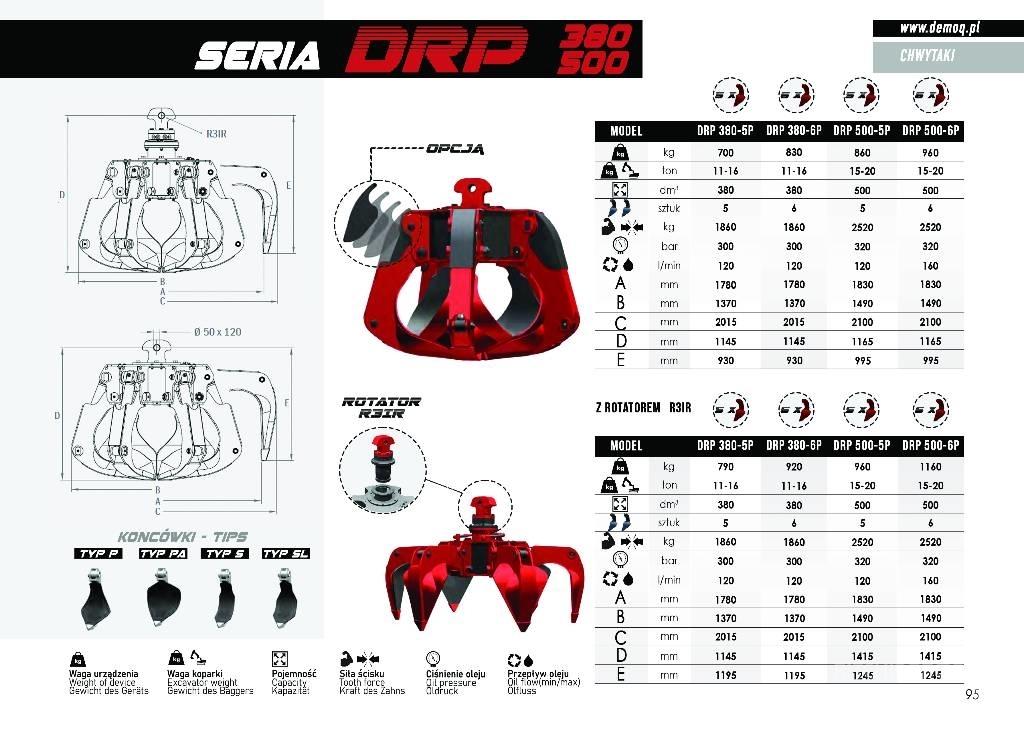  DEMOQ DRP300-5P Griezēji