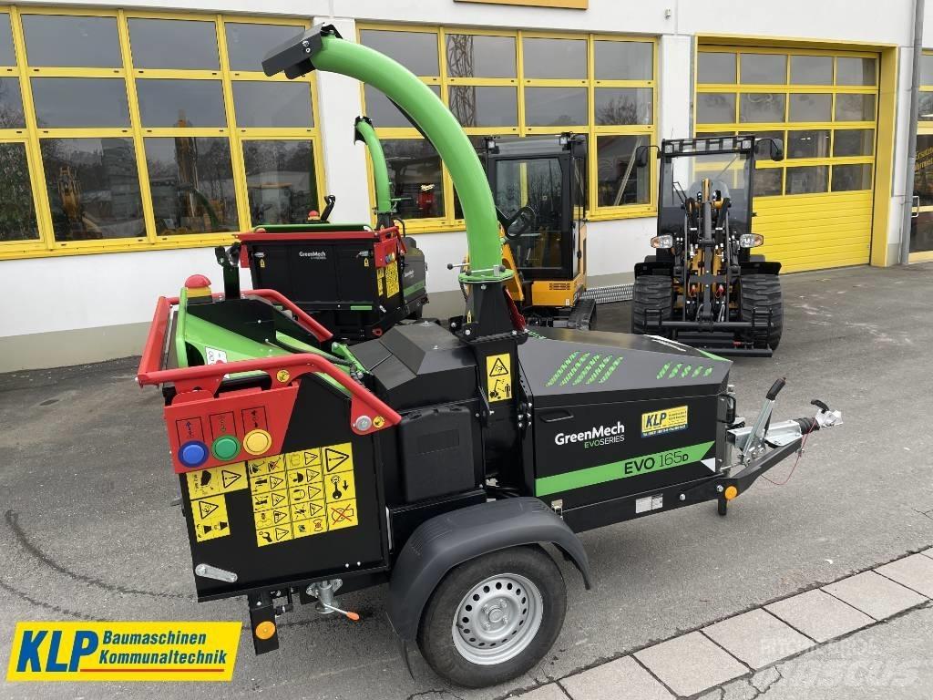 Greenmech EVO 165 D Koksnes šķeldotāji