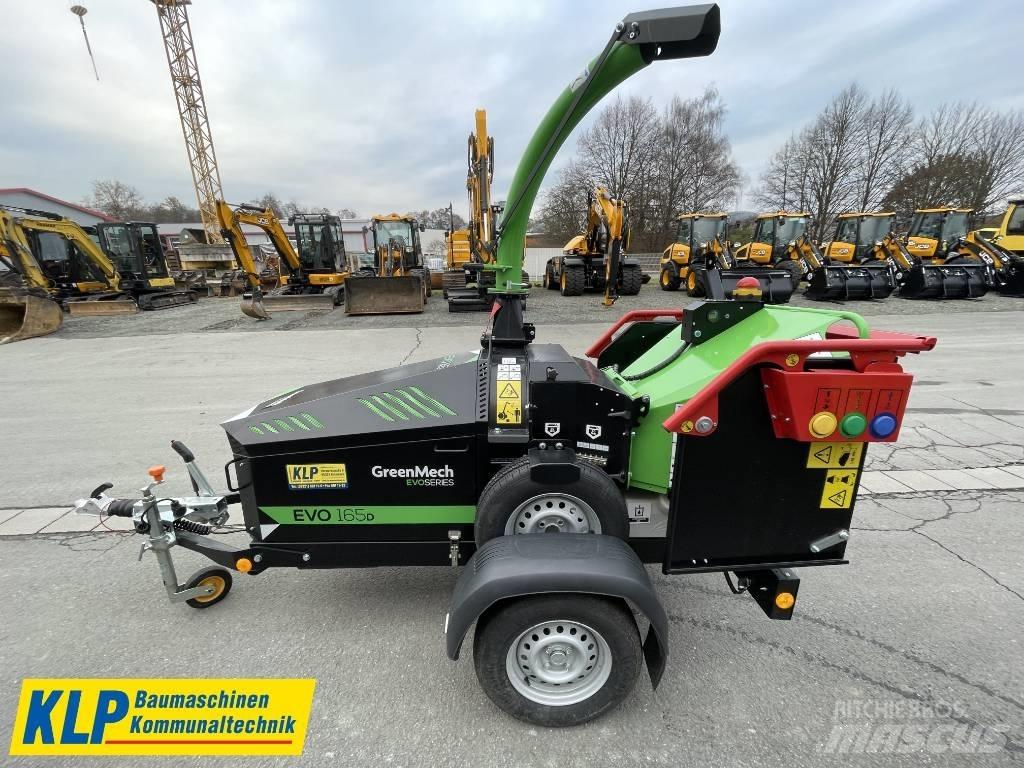 Greenmech EVO 165 D Koksnes šķeldotāji