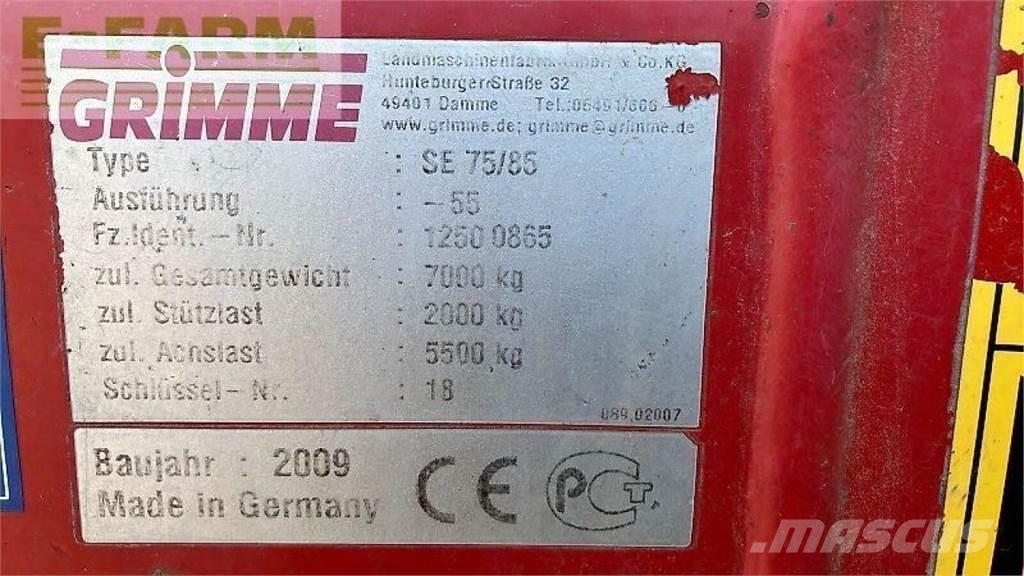 Grimme se 85-55 Kartupeļu novākšanas kombaini