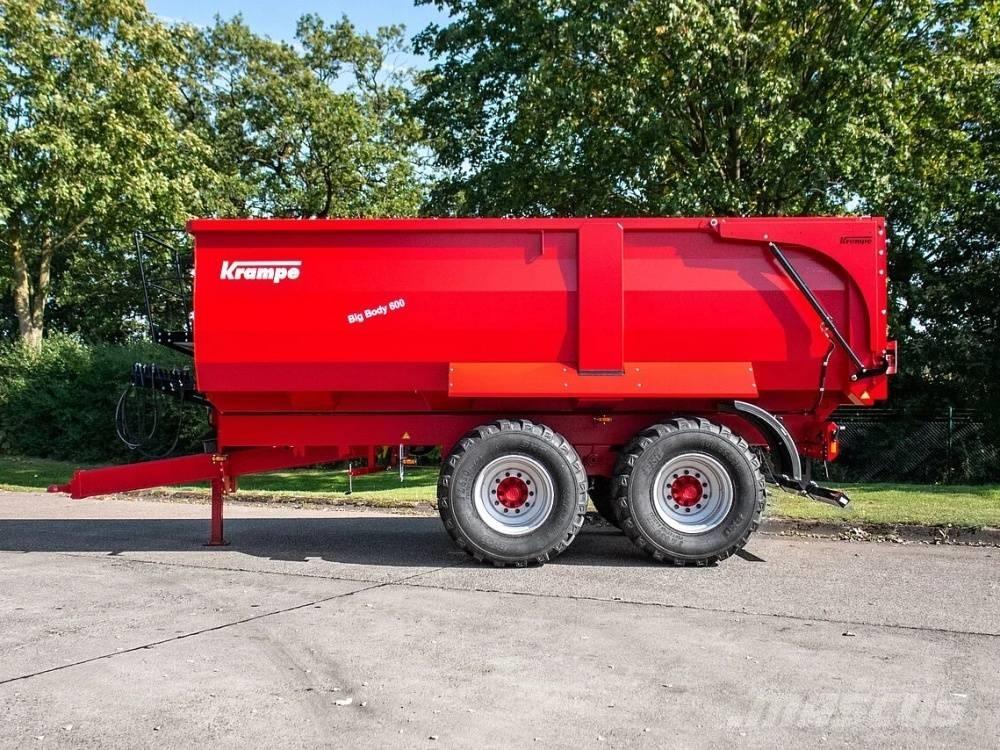 Krampe Big Body 600 Treileri-pašizgāzēji
