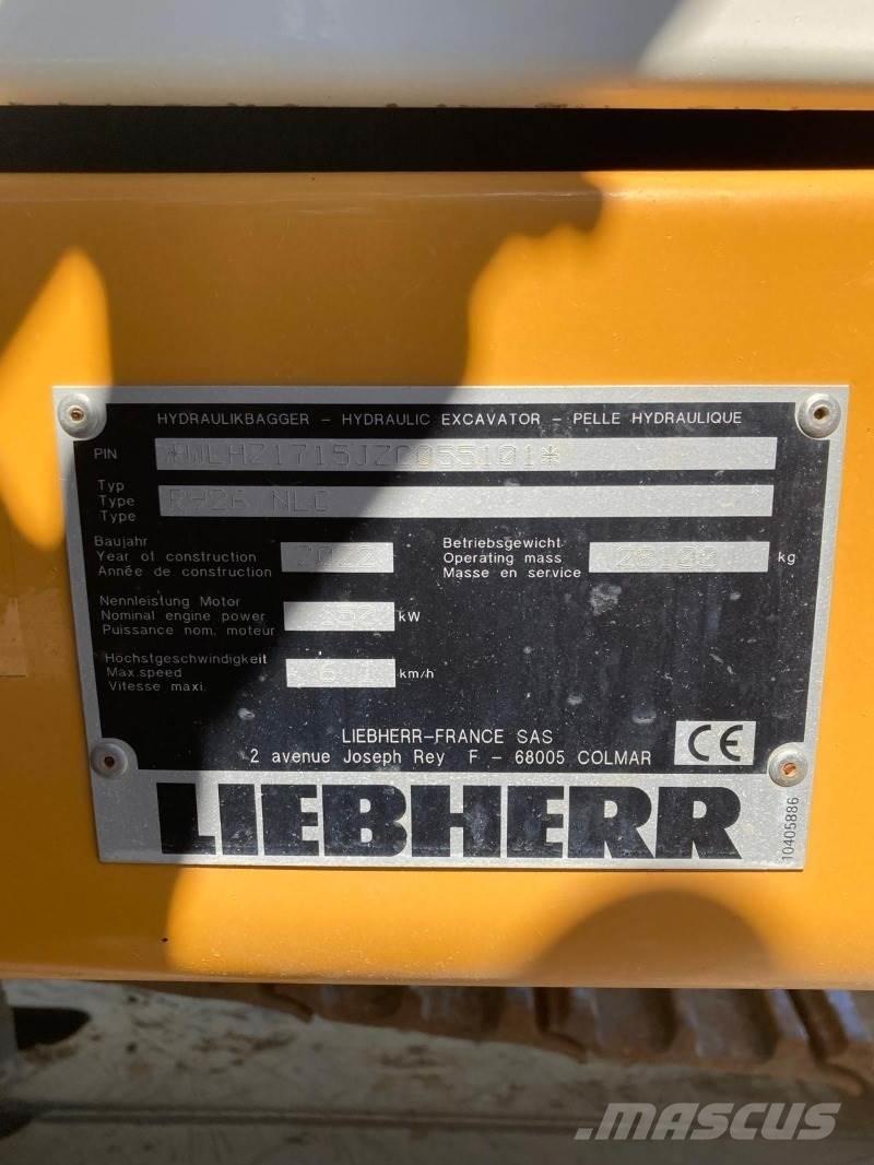 Liebherr R926 Kāpurķēžu ekskavatori