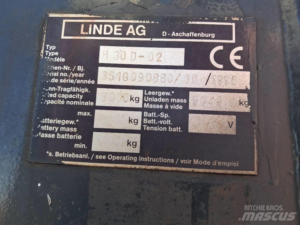 Linde H 30 D Tehnika ar dīzeļa dzinēju