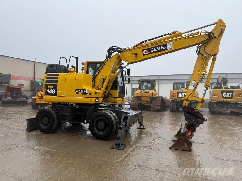 Komatsu PW 148-11 Ekskavatori uz riteņiem