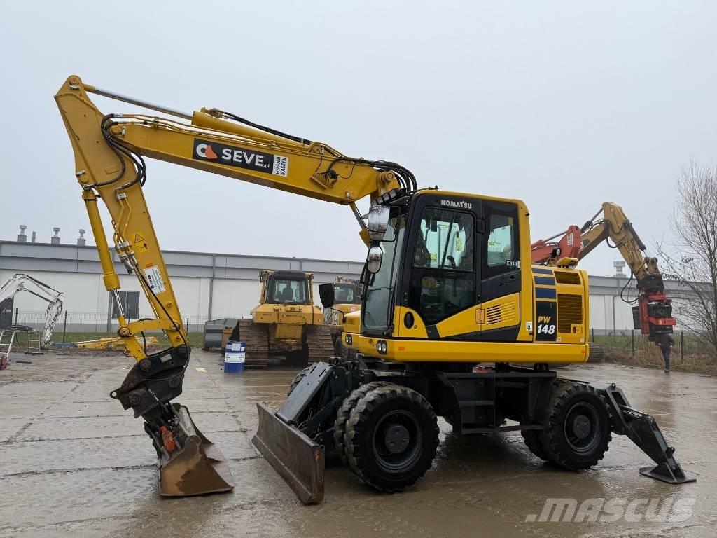 Komatsu PW 148-11 Ekskavatori uz riteņiem