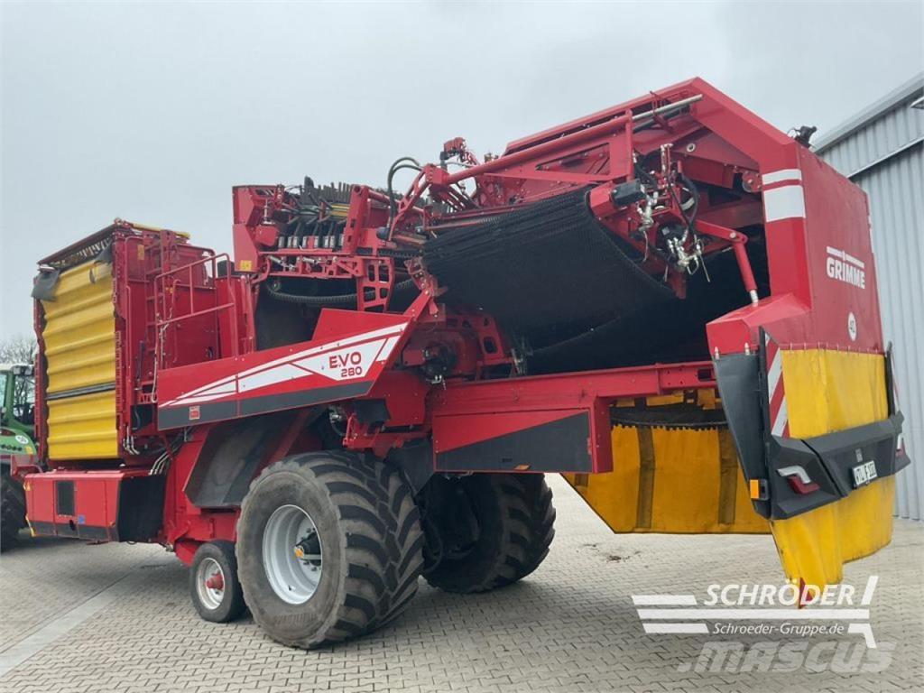 Grimme EVO 280 Kartupeļu novākšanas kombaini