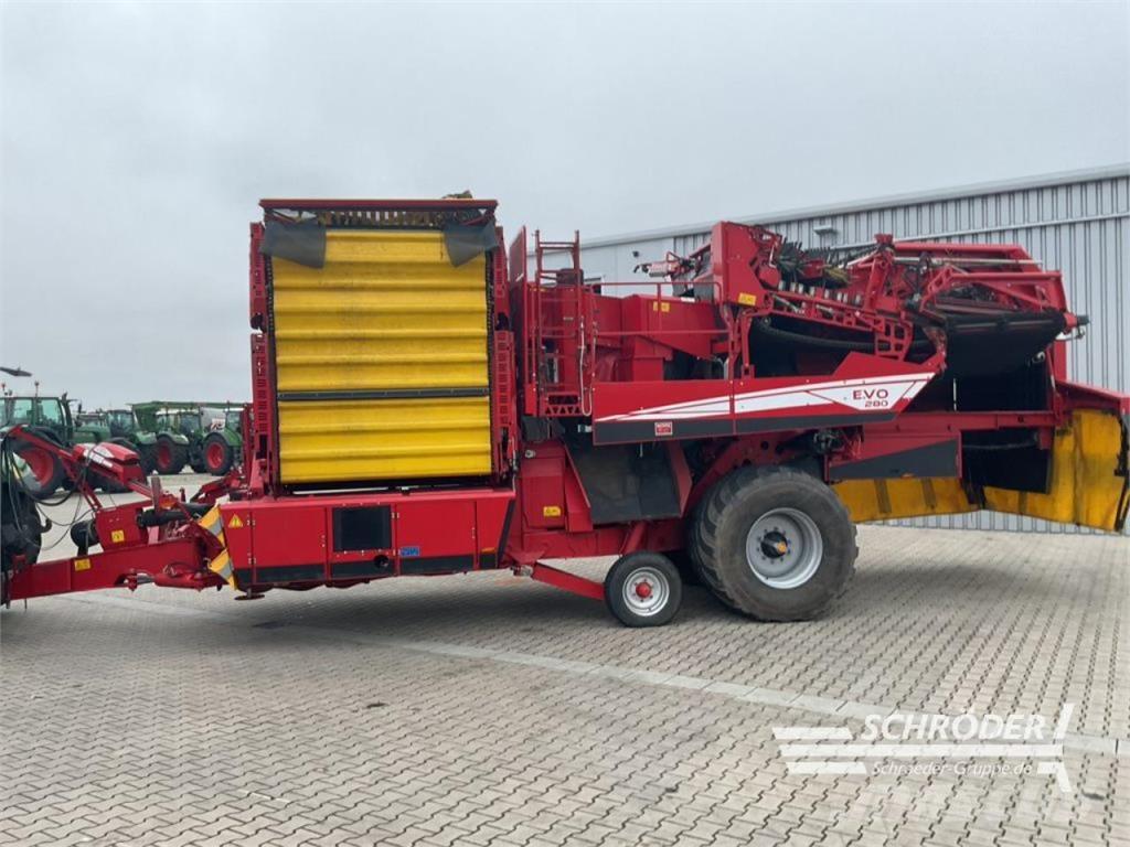 Grimme EVO 280 Kartupeļu novākšanas kombaini