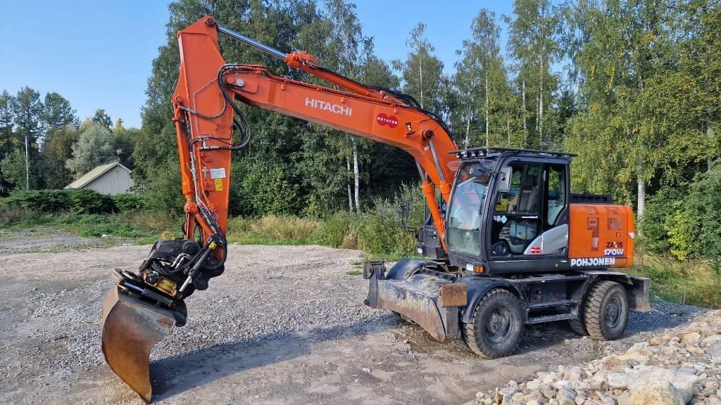 Hitachi ZX 170 W-6 Ekskavatori uz riteņiem