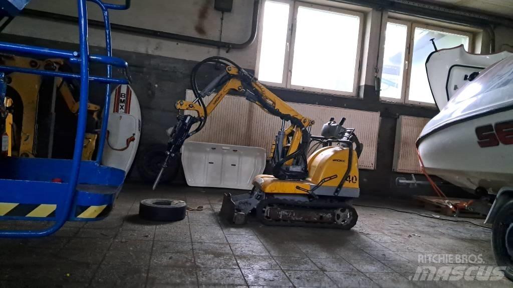 Brokk 40 Mini ekskavatori < 7 t