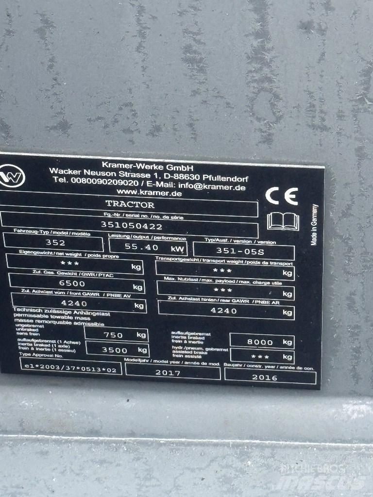 Kramer 8085 Iekrāvēji uz riteņiem