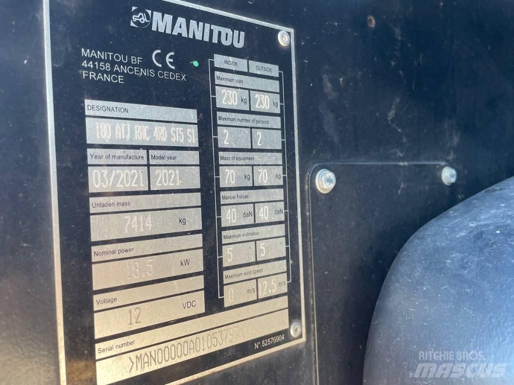 Manitou 180 ATJ Strēles pacēlāji