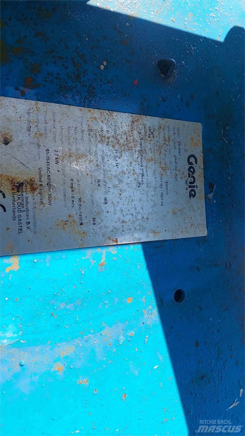 Genie GS4047 Šķerveida pacēlāji