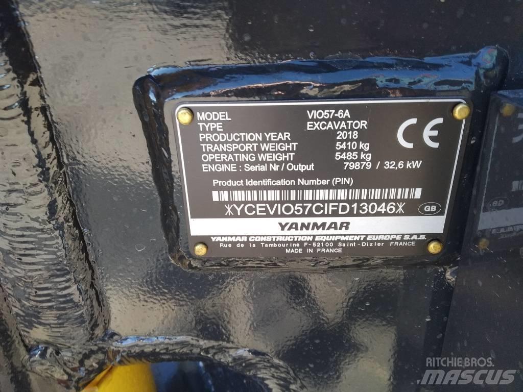 Yanmar Vio 57 Mini ekskavatori < 7 t