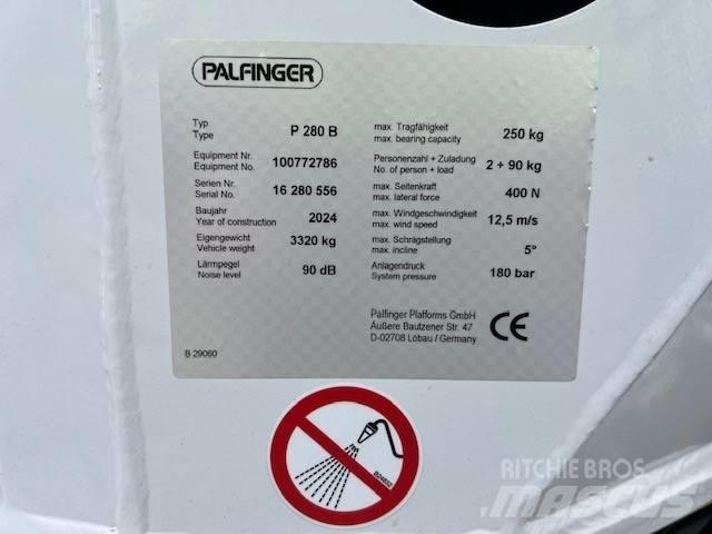 Palfinger P 280 B Pacēlāji uz automašīnas bāzes