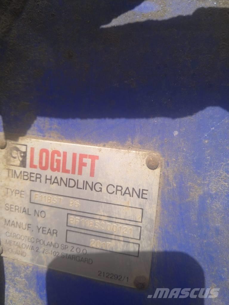 Loglift F118ST Kokmateriālu krāni