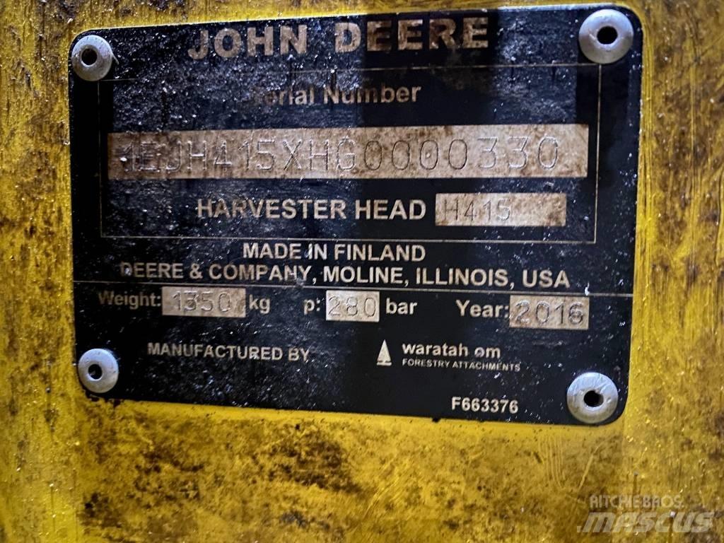 John Deere H 415 Hārvesteru kausi