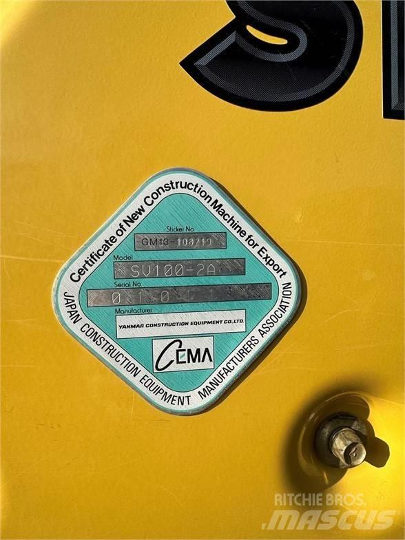 Yanmar SV100 Kāpurķēžu ekskavatori