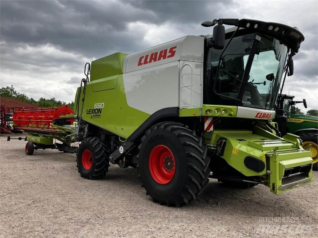 CLAAS Lexion 650 Ražas novākšanas kombaini