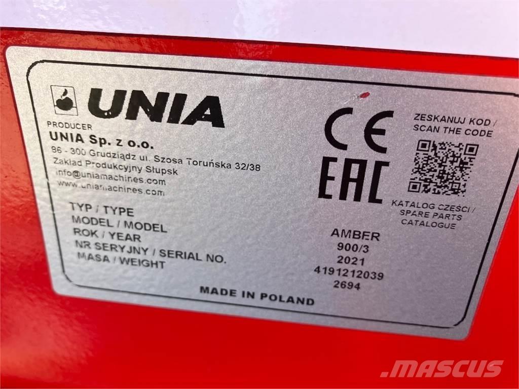 Unia Amber 900/3 Sējmašīnas