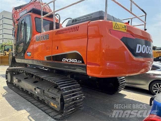Doosan DX 340 LC Kāpurķēžu ekskavatori