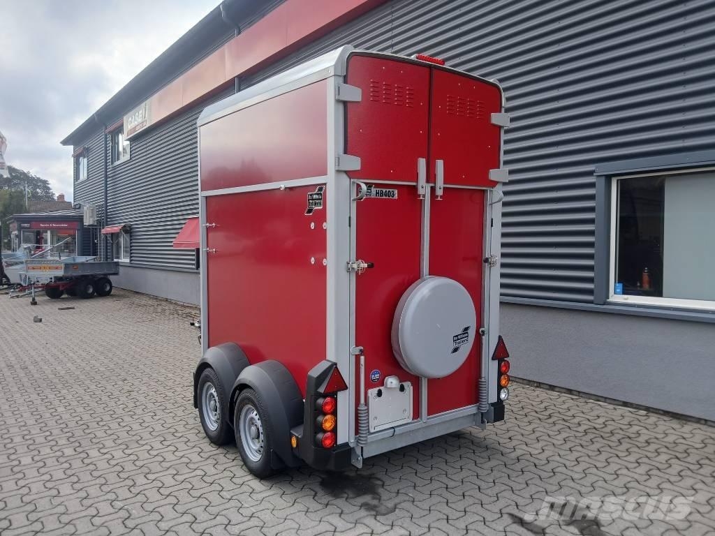 Ifor Williams HB403 Dzīvnieku transportēšanas piekabes