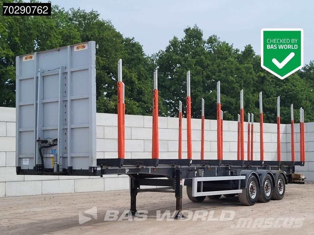 A&D LPRS24 3 axles Kokmateriālu vešanas piekabes