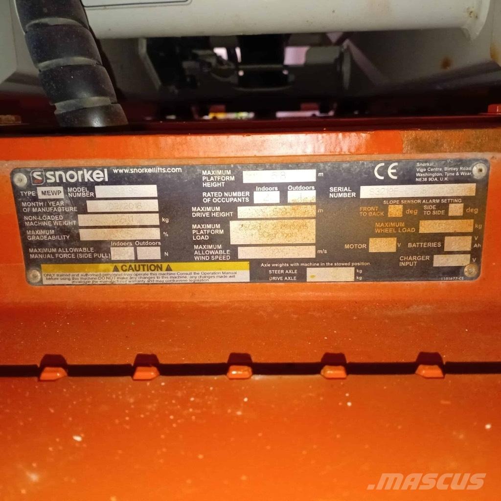 Snorkel S 3219 E Šķerveida pacēlāji