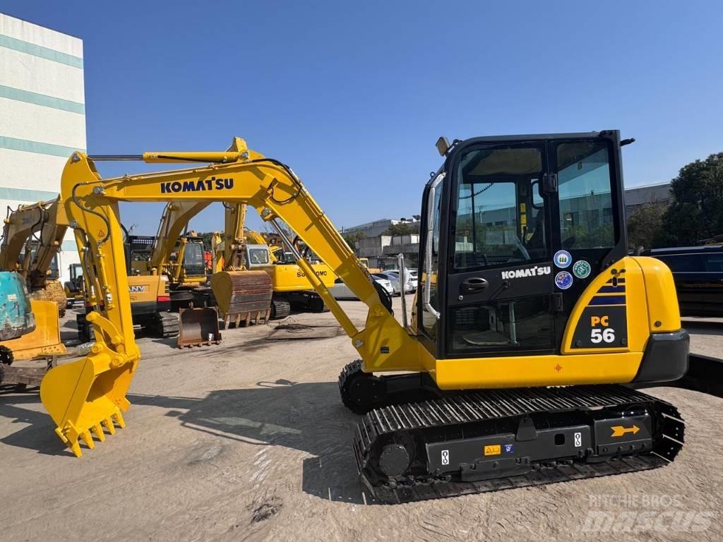 Komatsu PC 56 Kāpurķēžu ekskavatori
