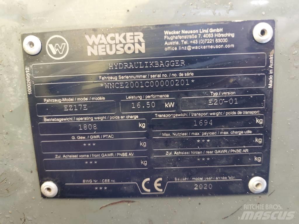 Wacker Neuson EZ17e Kāpurķēžu ekskavatori