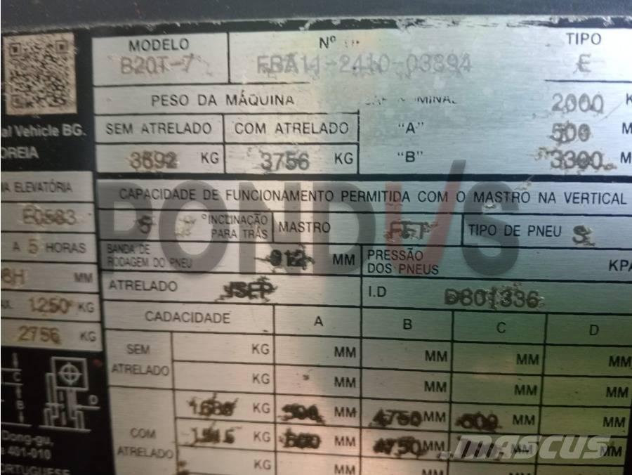 Doosan B 20 T-7 Elektriskie iekrāvēji