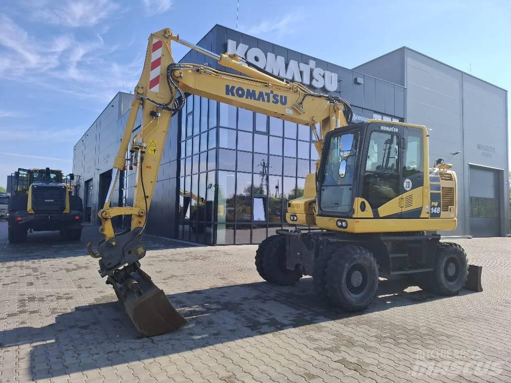 Komatsu PW 148-11 Ekskavatori uz riteņiem