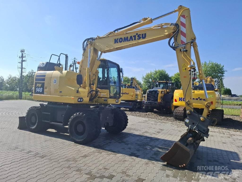 Komatsu PW 148-11 Ekskavatori uz riteņiem