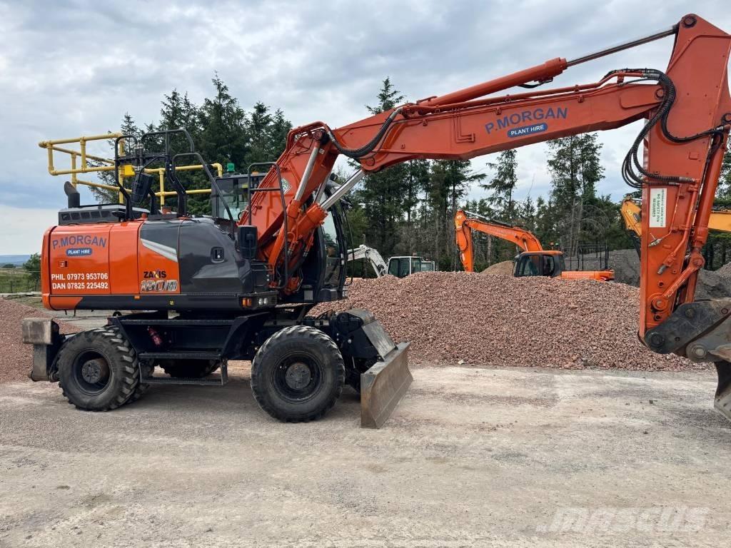 Hitachi ZW 180 Ekskavatori uz riteņiem