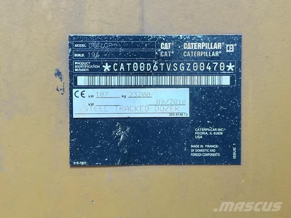 CAT D6T LGP Kāpurķēžu buldozeri