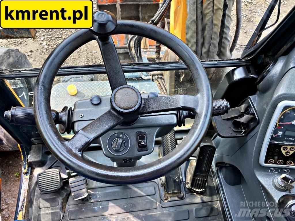 Hyundai Robex 55-9 A Ekskavatori uz riteņiem