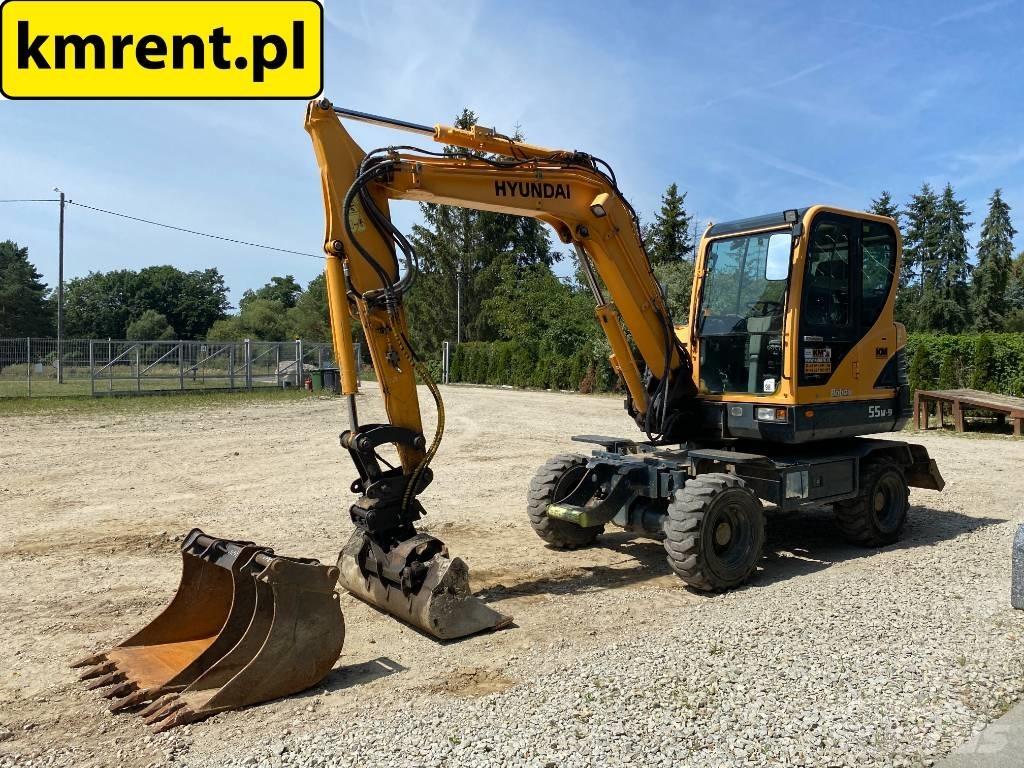 Hyundai Robex 55-9 A Ekskavatori uz riteņiem