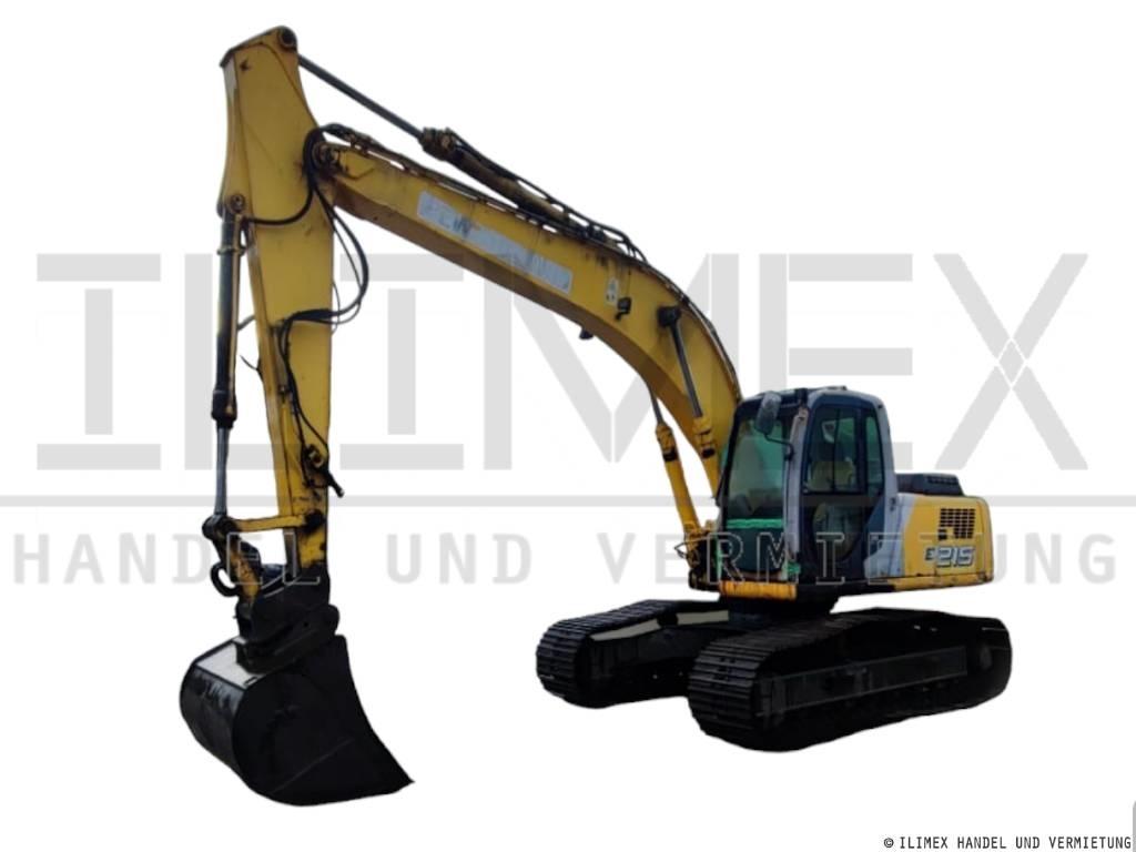 New Holland E 215 LC Kāpurķēžu ekskavatori
