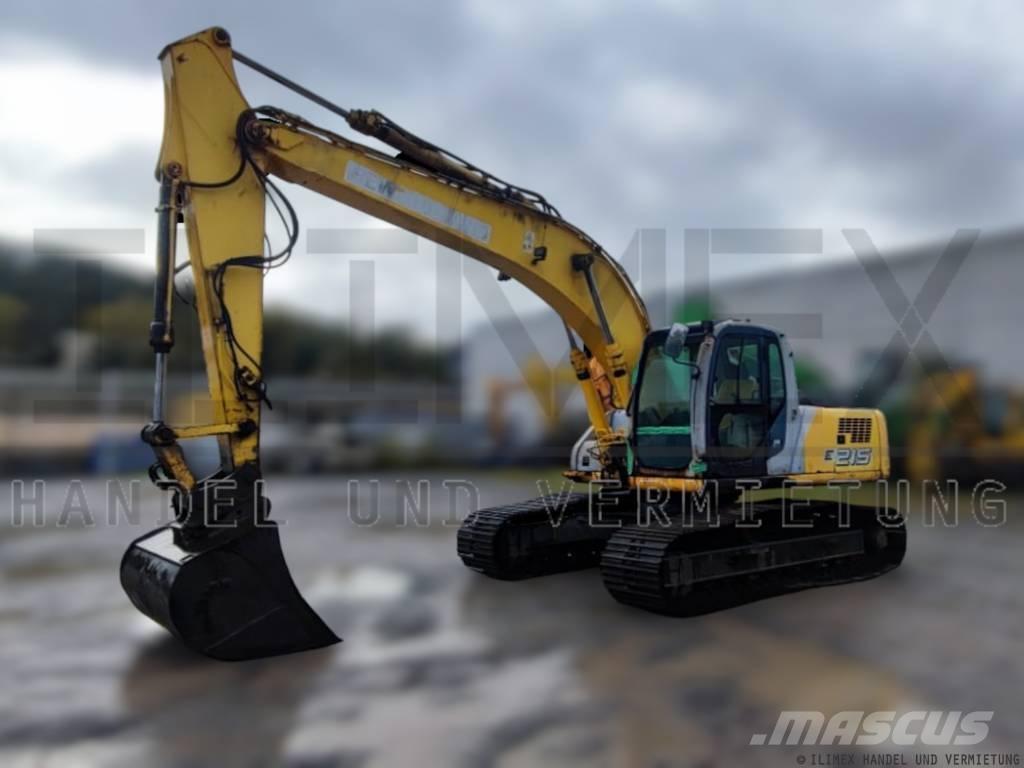 New Holland E 215 LC Kāpurķēžu ekskavatori