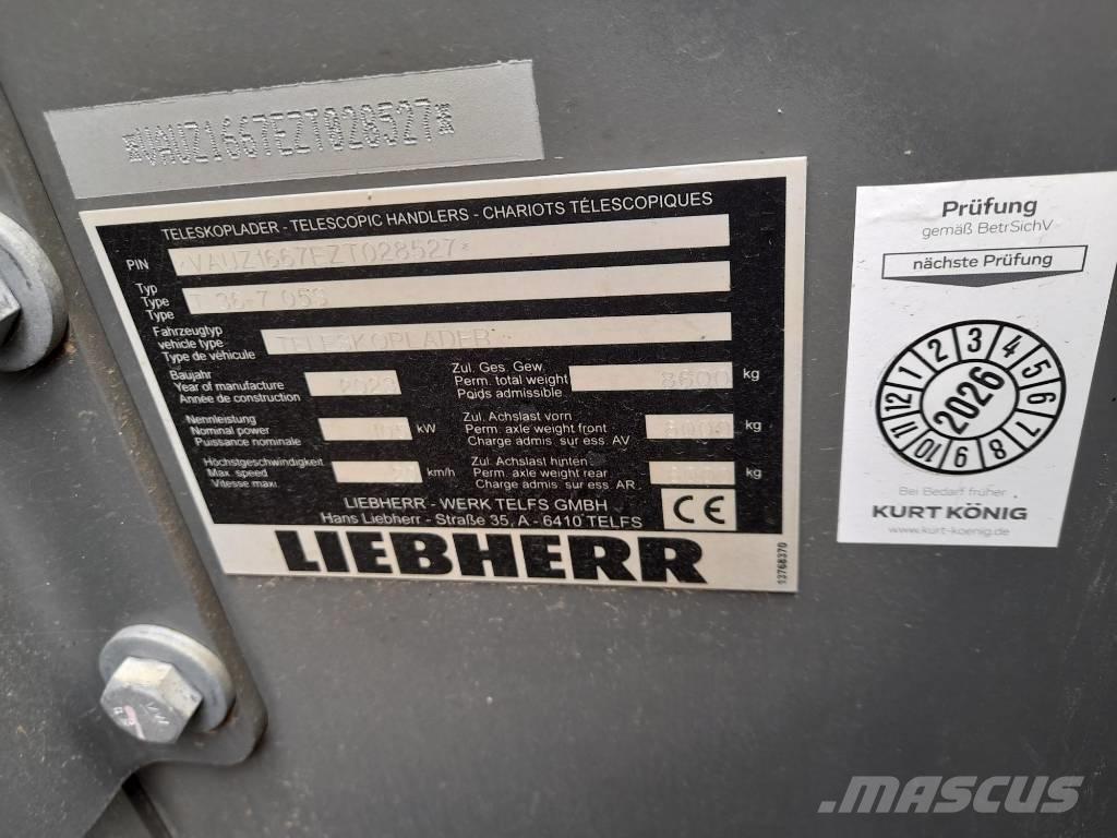 Liebherr T 36-7 S Teleskopiskie manipulatori