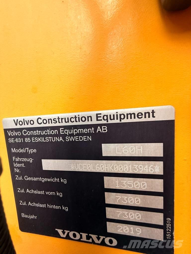 Volvo L 60 H Iekrāvēji uz riteņiem