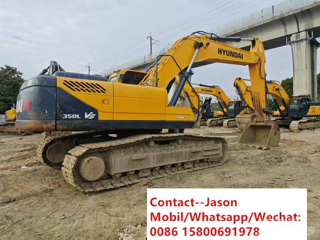 Hyundai R350LVS Kāpurķēžu ekskavatori