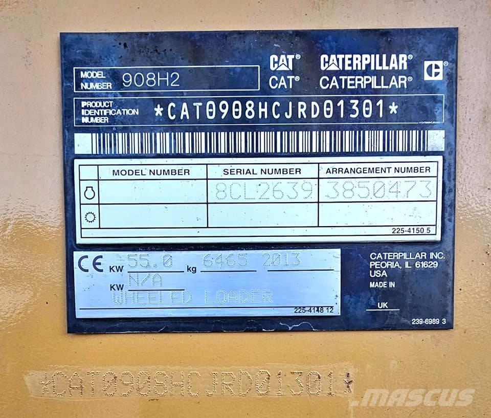 CAT 908 H 2 Iekrāvēji uz riteņiem