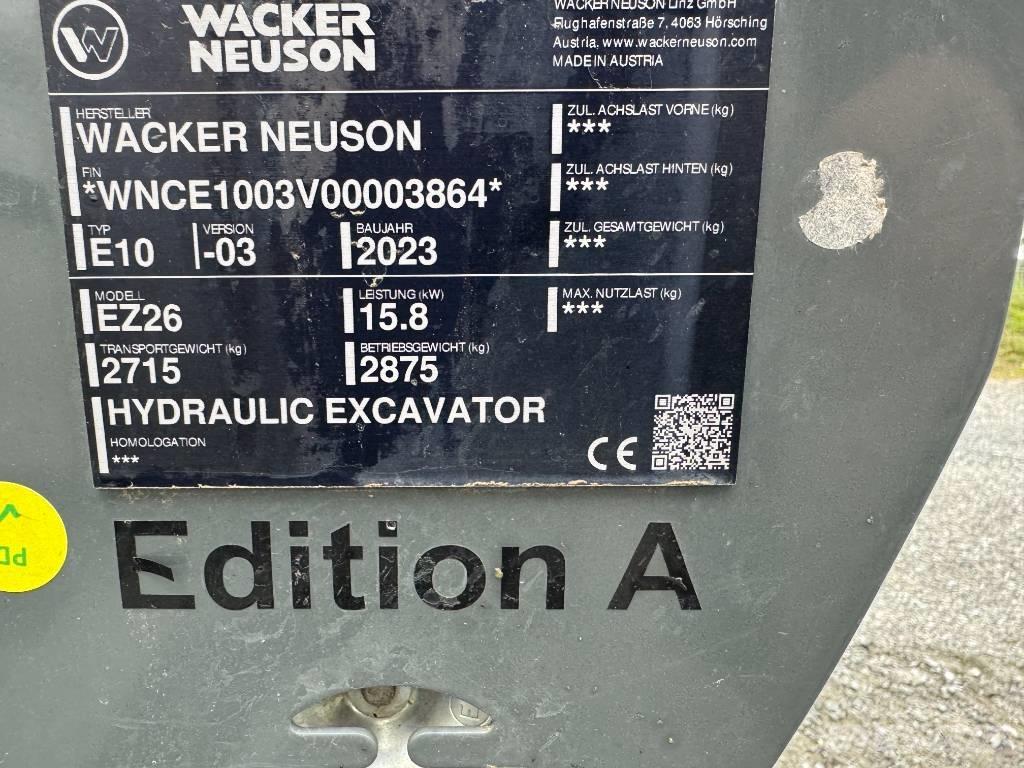 Wacker Neuson EZ26 Kāpurķēžu ekskavatori