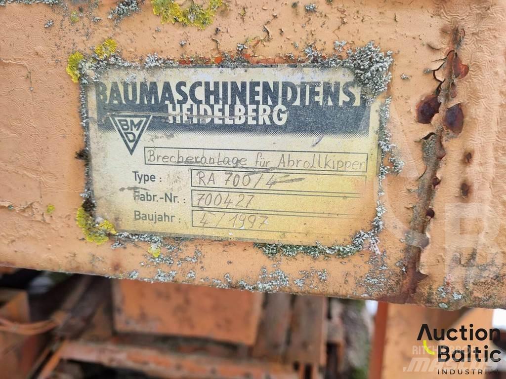 BMD RA700/4 Cita augsnes apstrādes tehnika un papildaprīkojums