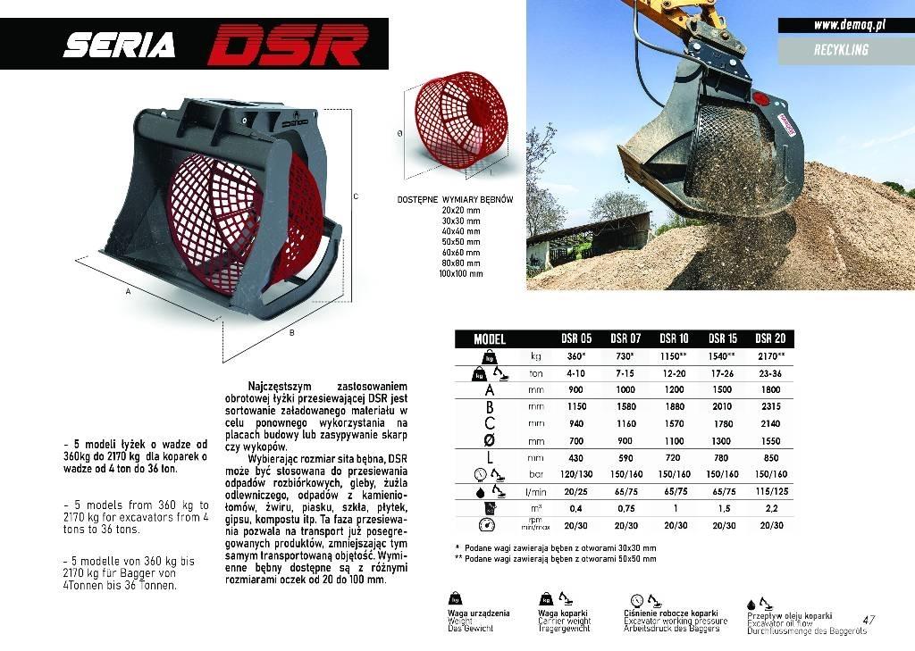  DEMOQ DSR15 Sijāšanas kausi