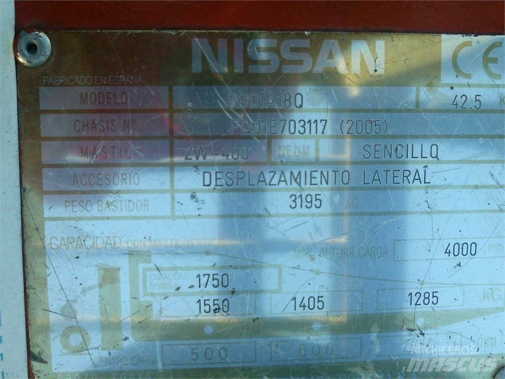 Nissan FD01A18Q Tehnika ar dīzeļa dzinēju