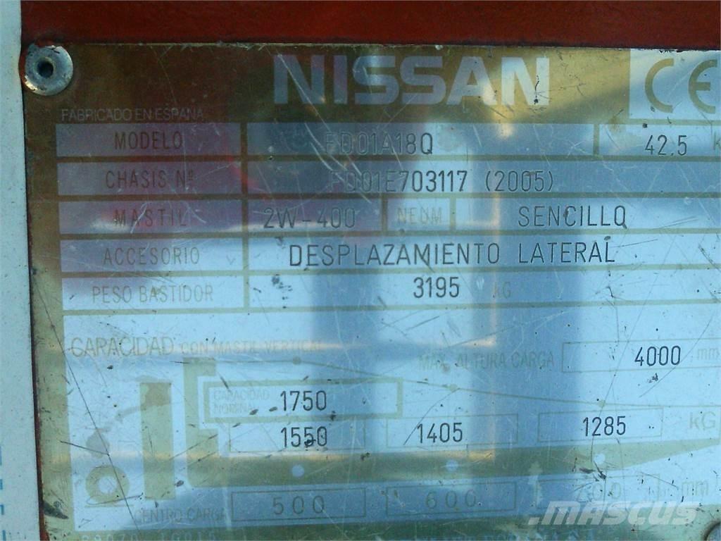 Nissan FD01A18Q Tehnika ar dīzeļa dzinēju