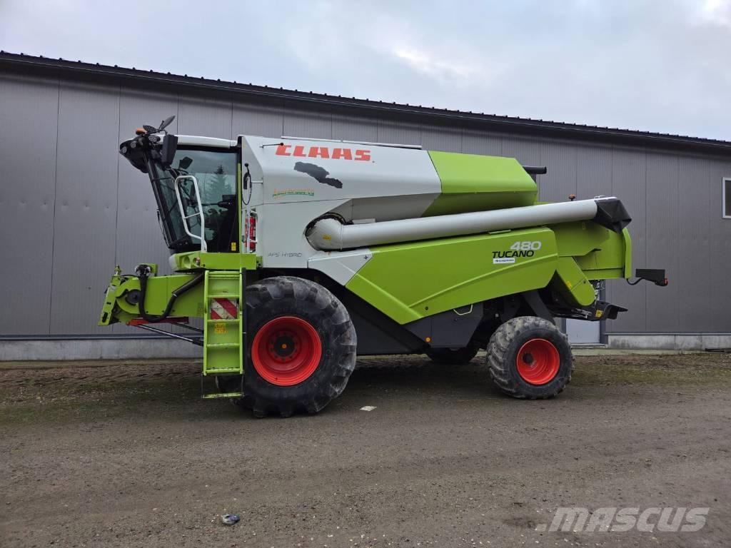 CLAAS Tucano 480 Ražas novākšanas kombaini