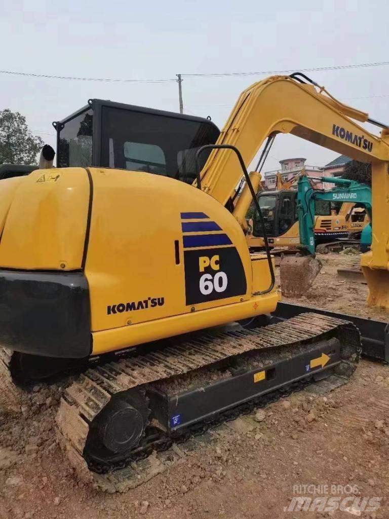 Komatsu PC 60 Kāpurķēžu ekskavatori