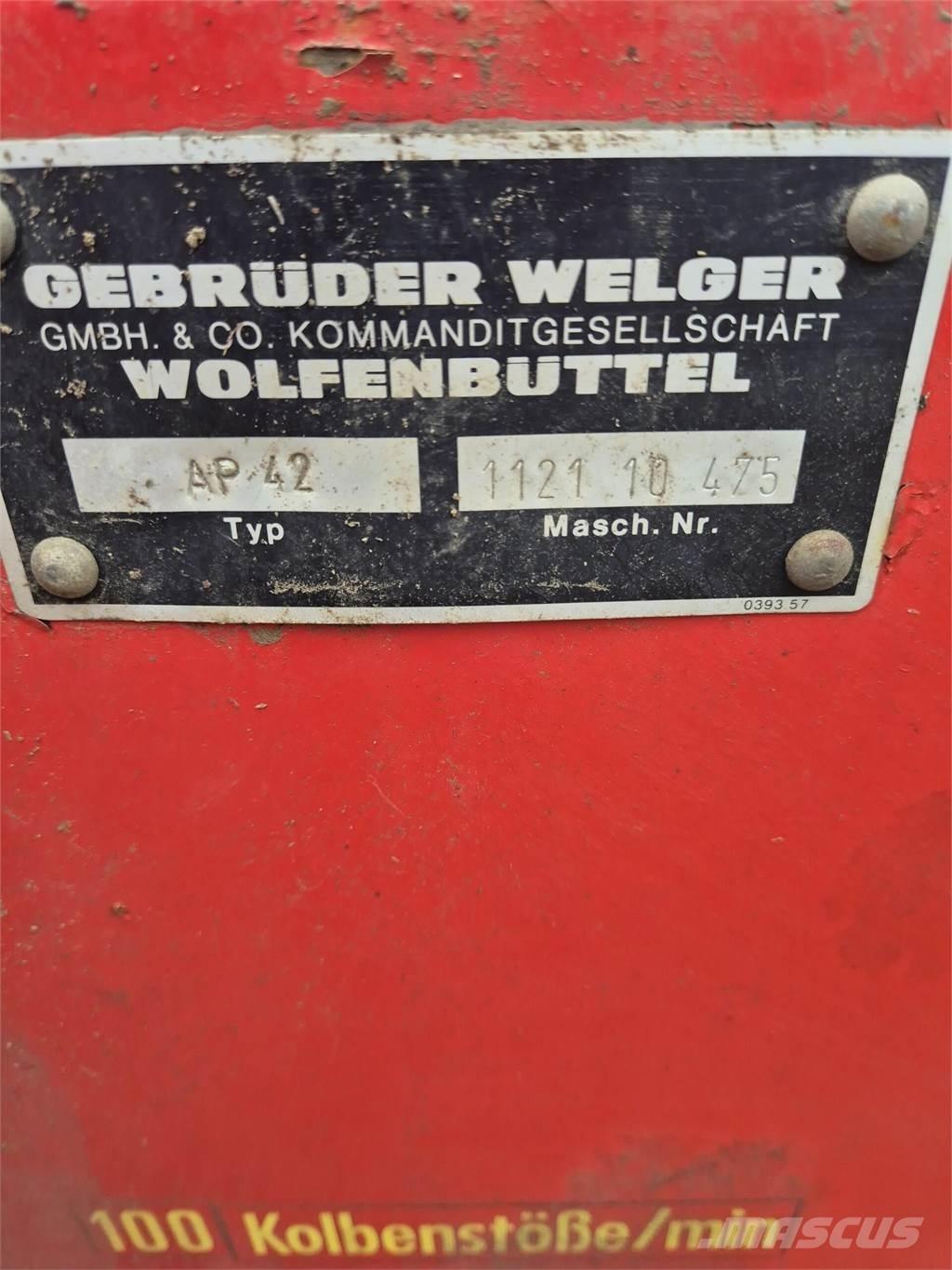 Welger AP42 Ķīpu preses